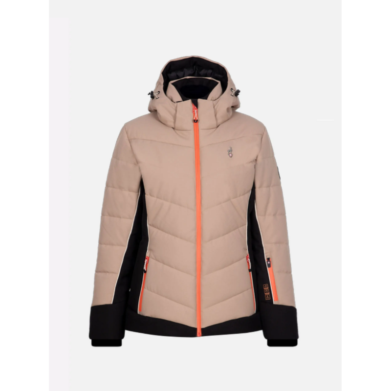 Ženska smučarska jakna AULP CELLY nudi vodoodporno in zračno zaščito, popolnoma lepljene šive ter snežni pas za brezskrbno smučanje. Stranski softshell paneli zagotavljajo večjo svobodo gibanja in udobje v vseh razmerah.