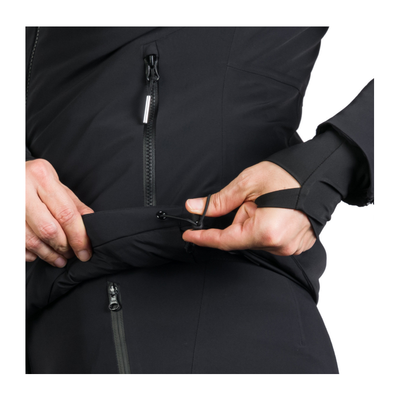 Ženska smučarska jakna NORTHFINDER DEBBY združuje raztegljiv 10K/10K material, izolacijo PrimaLoft® Eco Black in RECCO® varnostni sistem. Elegantna, topla in vodoodporna izbira za zahtevne smučarke.