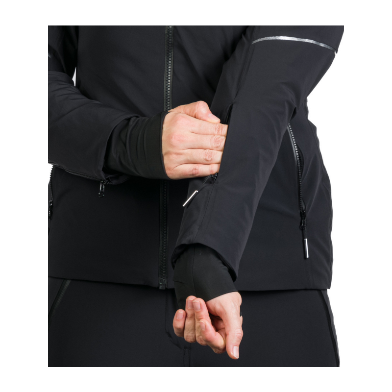 Ženska smučarska jakna NORTHFINDER DEBBY združuje raztegljiv 10K/10K material, izolacijo PrimaLoft® Eco Black in RECCO® varnostni sistem. Elegantna, topla in vodoodporna izbira za zahtevne smučarke.