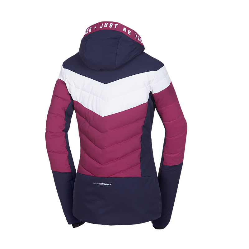 Ženska smučarska jakna NORTHFINDER IDA združuje moderen dizajn, 10K/10K vodoodporno zaščito in toplo sintetično izolacijo. Snežni pas, fiksna 3D kapuca in PFC-free obdelava za popolno udobje na smučišču.