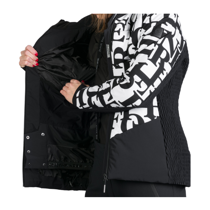 Odkrij žensko smučarsko jakno NORTHFINDER LIZ z 10K/10K membrano, toplo izolacijo in sodobnim dizajnom. Zanesljiva zaščita pred snegom in vetrom za udobno smučanje. Na voljo pri AS Sport Outlet.
