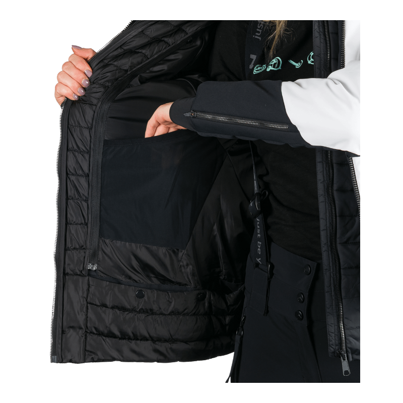 Odkrij žensko smučarsko jakno NORTHFINDER TAYLER – 2-v-1 model z vodoodporno membrano, snemljivo notranjo podlogo, snežnim pasom in kapuco z odstranljivim krznom. Idealen za smučanje in zimske aktivnosti!