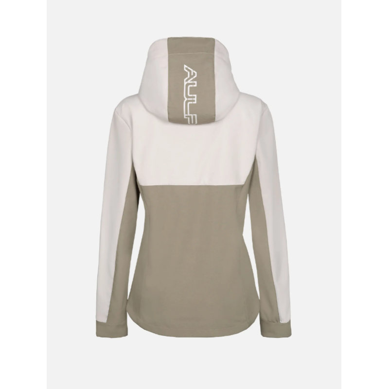 Ženska softshell jakna AULP TAMIA v kaki barvi nudi zanesljivo zaščito pred vetrom, mehko micropolar podlogo in popolno svobodo gibanja. Snemljiva kapuca, nastavljiv rob in odsevni detajli za outdoor aktivnosti v vseh razmerah.