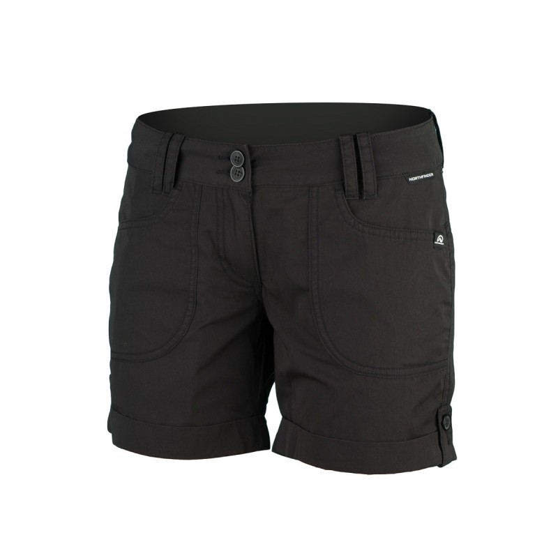 Ženske bombažne kratke hlače BNRONA so namenjene vsakodnevni uporabi, pohodništvu, potovanjem in drugim aktivnostim. Lahka in prilagodljiva bombažna mešanica, poskrbi za udobje in funkcionalne lastnosti.