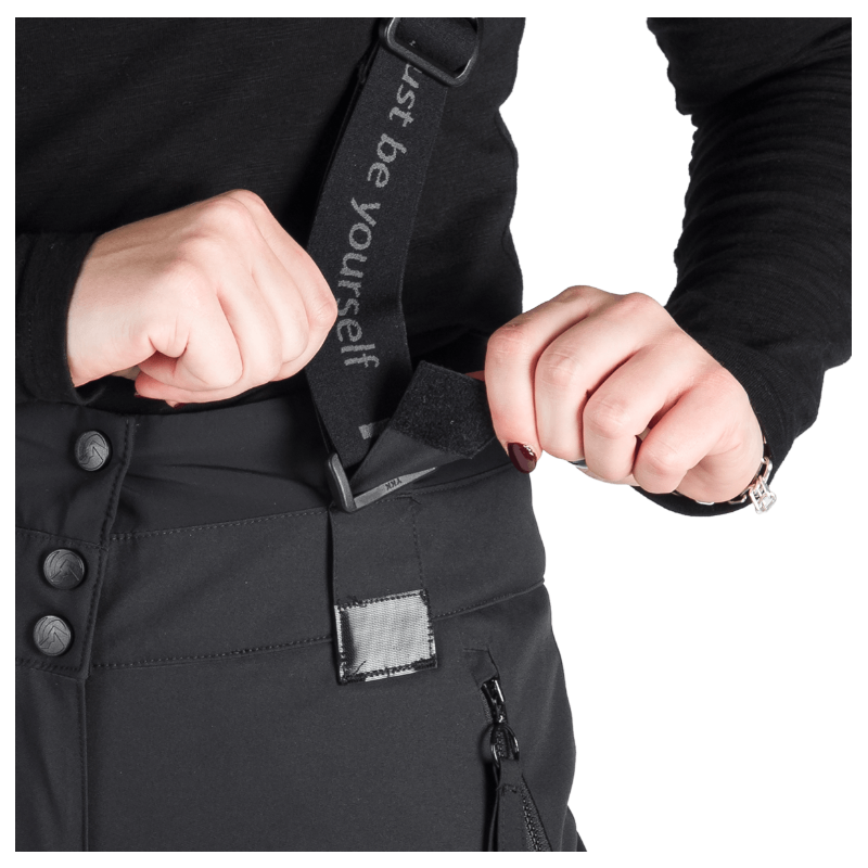 Odkrijte ženske smučarske hlače NORTHFINDER MYLEE – vodoodporne, raztegljive in modne. Popolne za udobno in brezskrbno smuko v vseh razmerah!