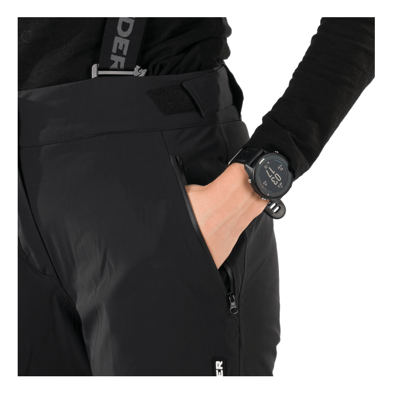 Ženske smučarske hlače NORTHFINDER CASSANDRA s PrimaLoft® Eco Black izolacijo nudijo toploto, 10K/10K zaščito in popolno udobje. Raztegljiv material, RECCO® sistem in vodoodporne YKK® zadrge za brezskrbno smučanje.