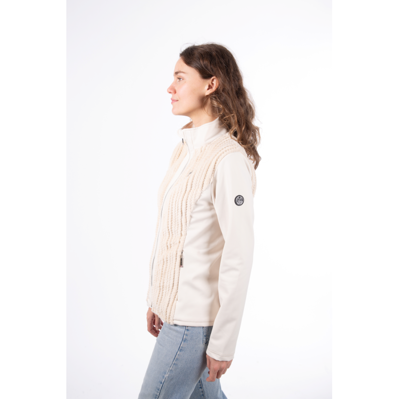 Odkrij udoben in raztegljiv ženski midlayer AULP CISSY SWANN. Popoln kot topli srednji sloj za smučanje, pohodništvo ali vsakdan. Izjemna zračnost, mehak flis in vrhunska svoboda gibanja. Naroči pri AS Sport Outlet!