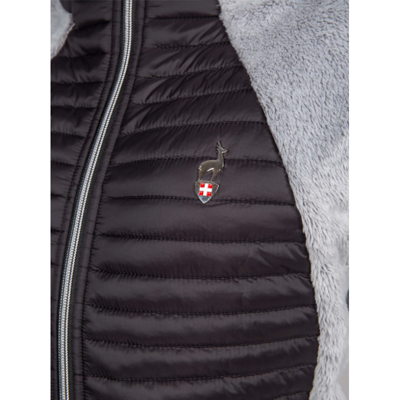 Ženski smučarski brezrokavnik AULP UNIMA iz mehkega umetnega krzna nudi ravno prav topline in popolno svobodo gibanja. Idealen za plastno oblačenje v gorah ali mestu. Slim fit kroj za eleganten videz.