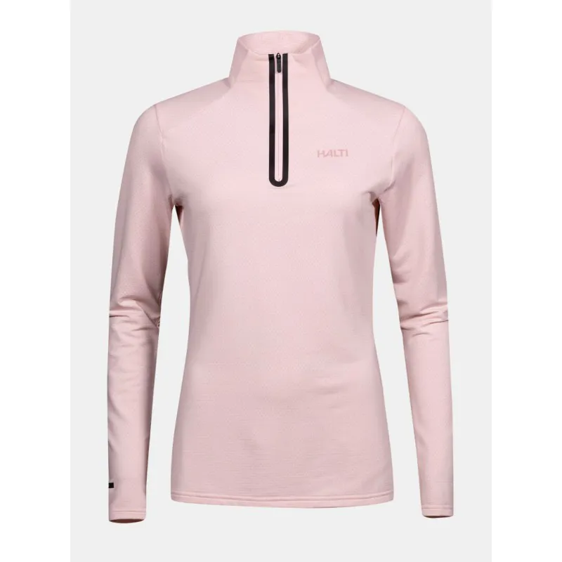 Odkrij udobje in tehnično zmogljivost z smučarskim pulijem Halti Jaako Pink. Lahka termo majica iz recikliranih materialov nudi popolno ravnovesje med toploto, zračnostjo in svobodo gibanja – idealna za smučanje, pohode in preživljanje prostega časa.