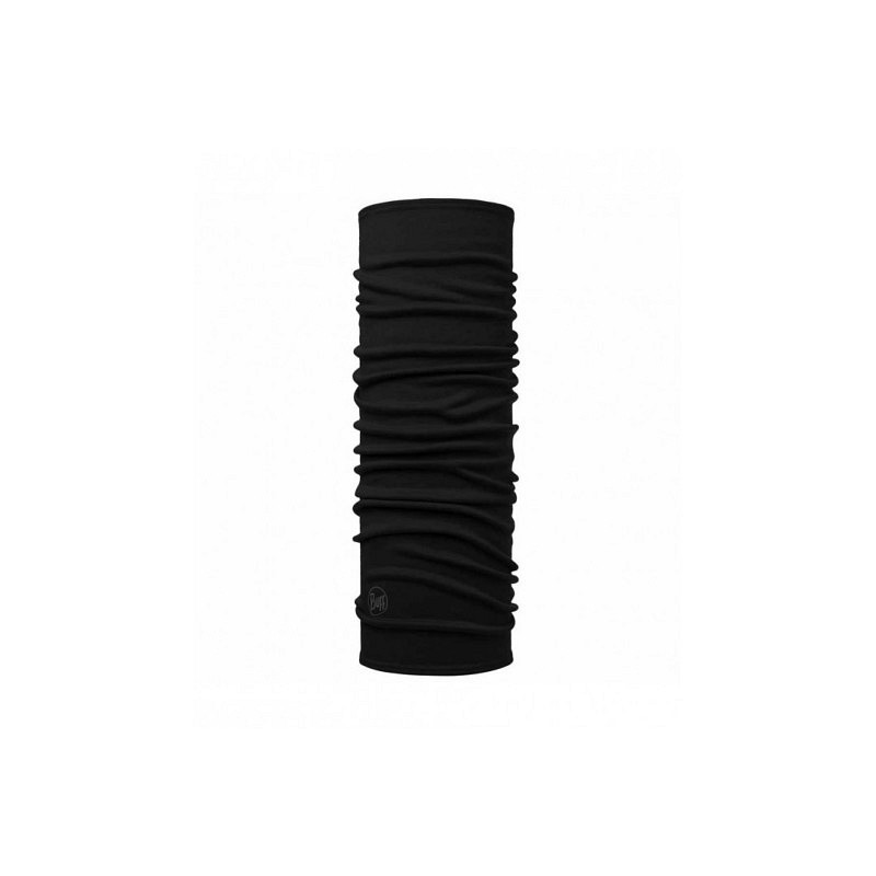 Tuba BUFF® MERINO MIDWEIGHT SOLID BLACK