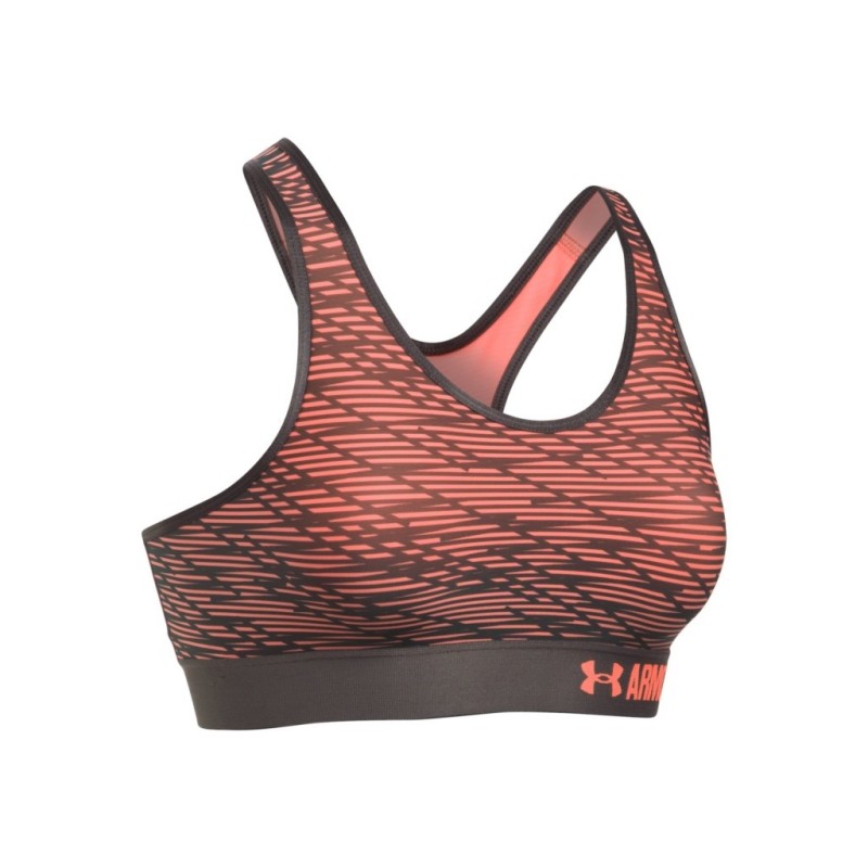 Ženski modrček UA ARMOUR MID BRA PRINTED