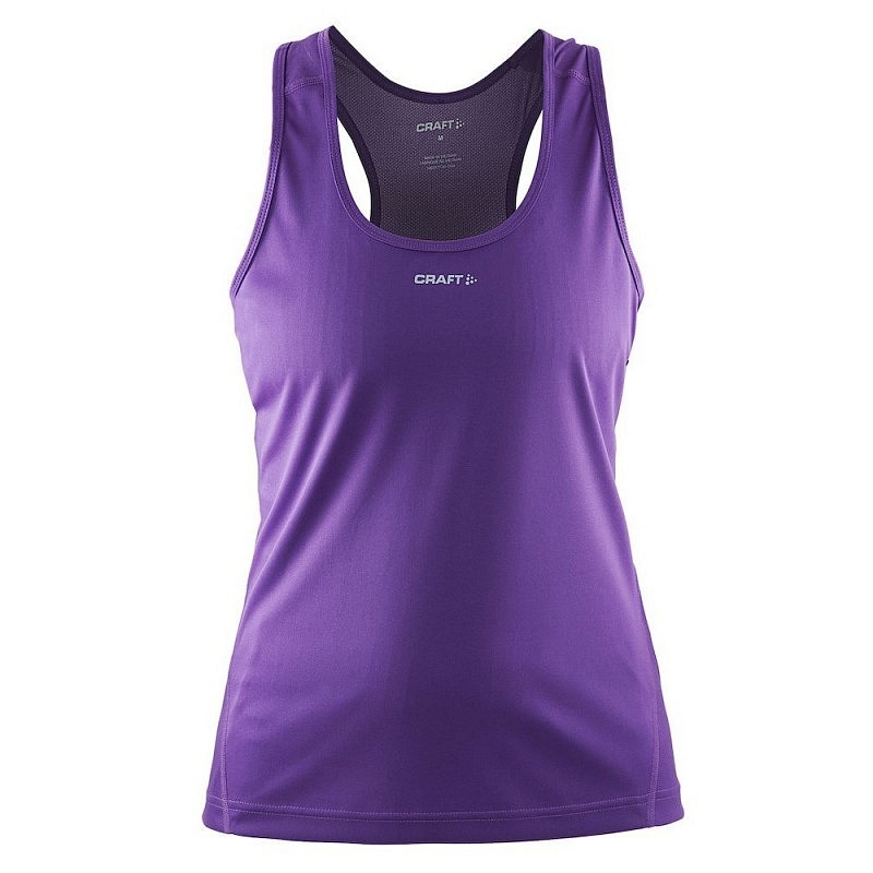 Ženska športna majica CRAFT PRIME SINGLET W LILAC 