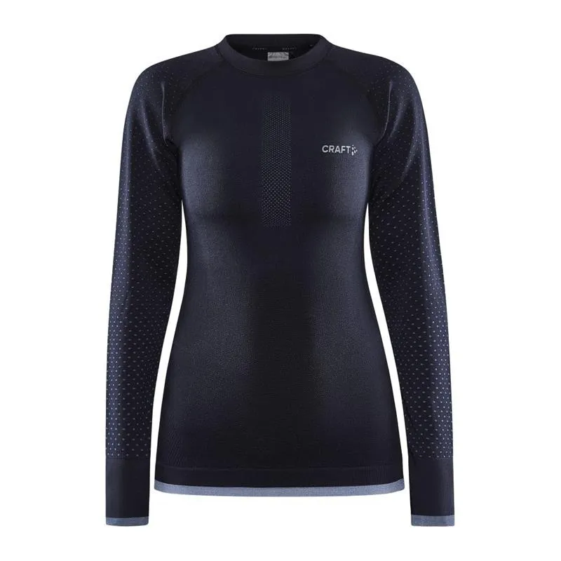 Women's thermal shirt CRAFT Warm Intensity is the ideal base layer for intense workouts in very cold conditions. Excellent thermoregulation, quick drying, and 3D knitting for maximum comfort.