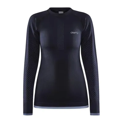 Ženska majica z dolgimi rokavi CRAFT WARM INTENSITY BLACK- AKTIVNO PERILO