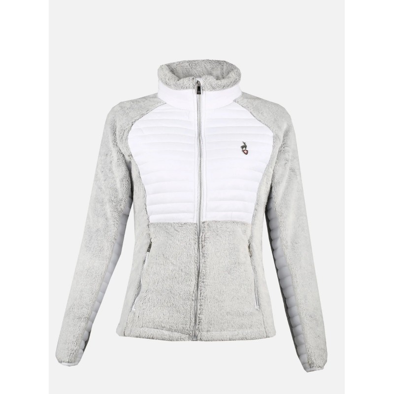 Ženska jopica AULP LAMMY FEMME VESTE BI-MATIERE F WHITE