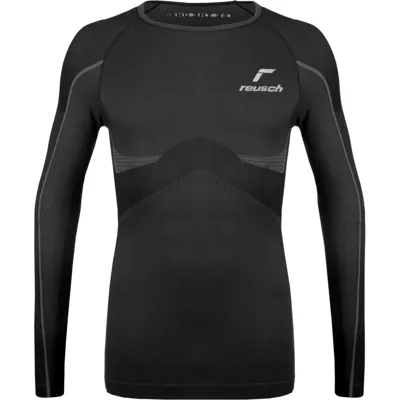 Moška majica z dolgimi rokavi REUSCH WARM IN DRYARN® BLACK-AKTIVNO PERILO