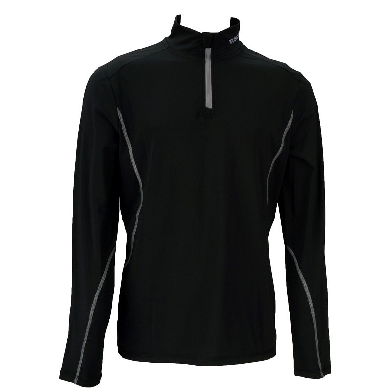 Moški puli z zadrgo REUSCH TURTLENECK MAX BLACK GREY