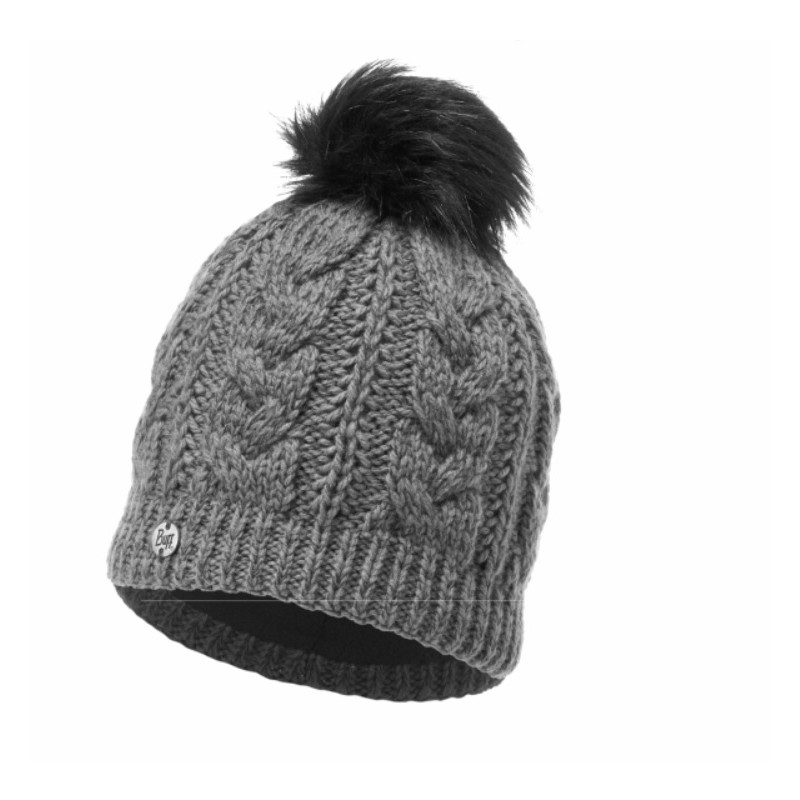 Zimska kapa BUFF KNITTED & POLAR HAT DARLA GREY PEWT