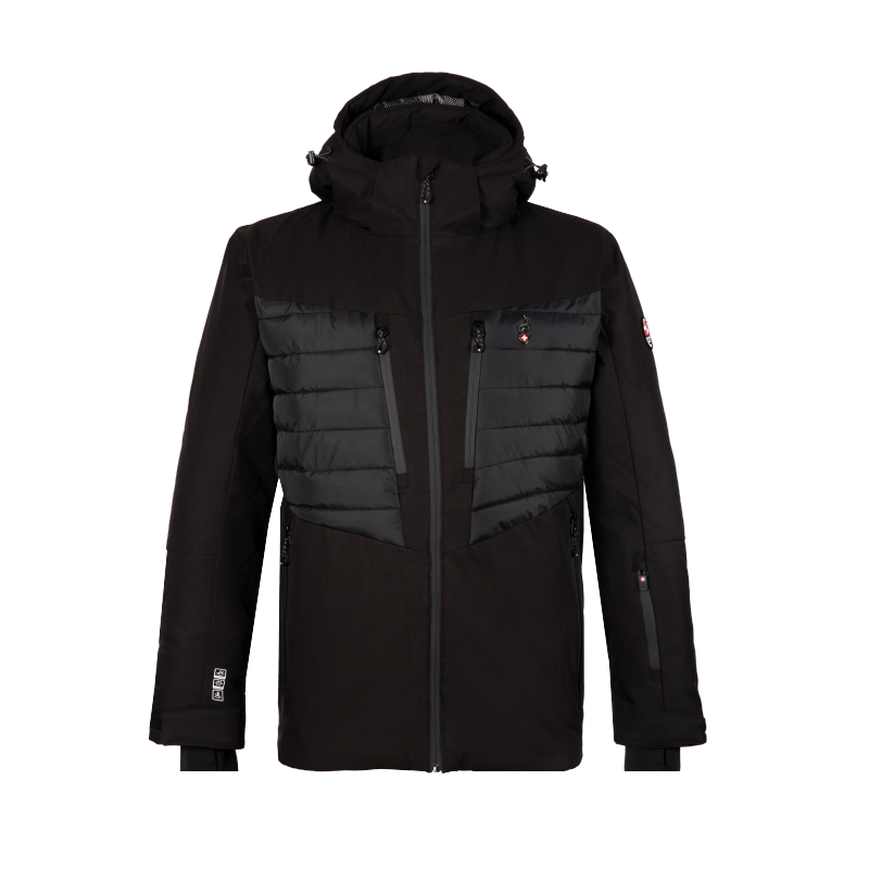 Men's ski jacket AULP CESAR BLACK
