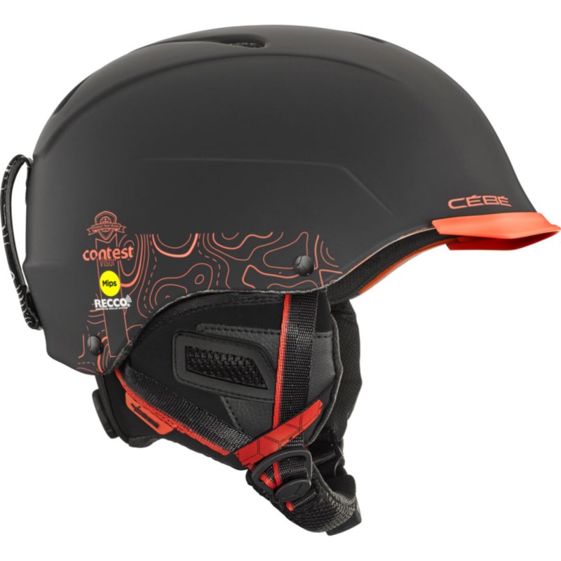 Smučarska čelada CEBE CONTEST VISOR ULTIMATE MIPS BLACK ORANGE