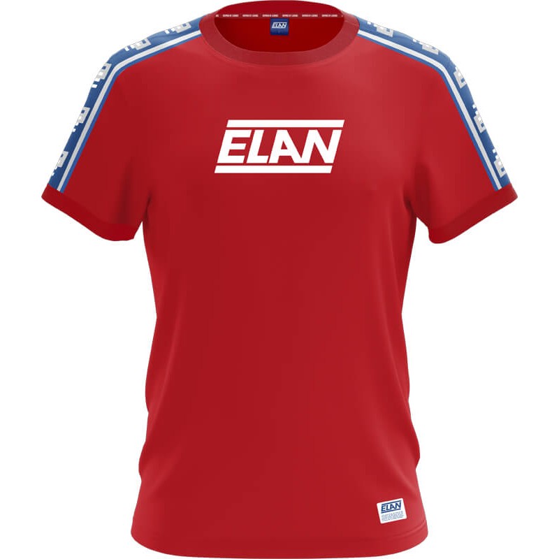 Moška majica ELAN RETRO RED