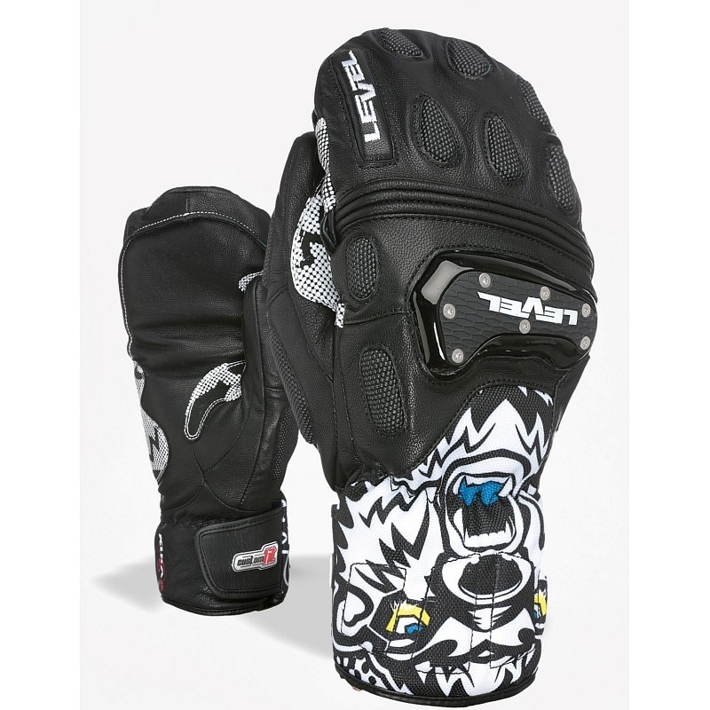 Moške smučarske rokavice LEVEL SQ CF MITT BLACK