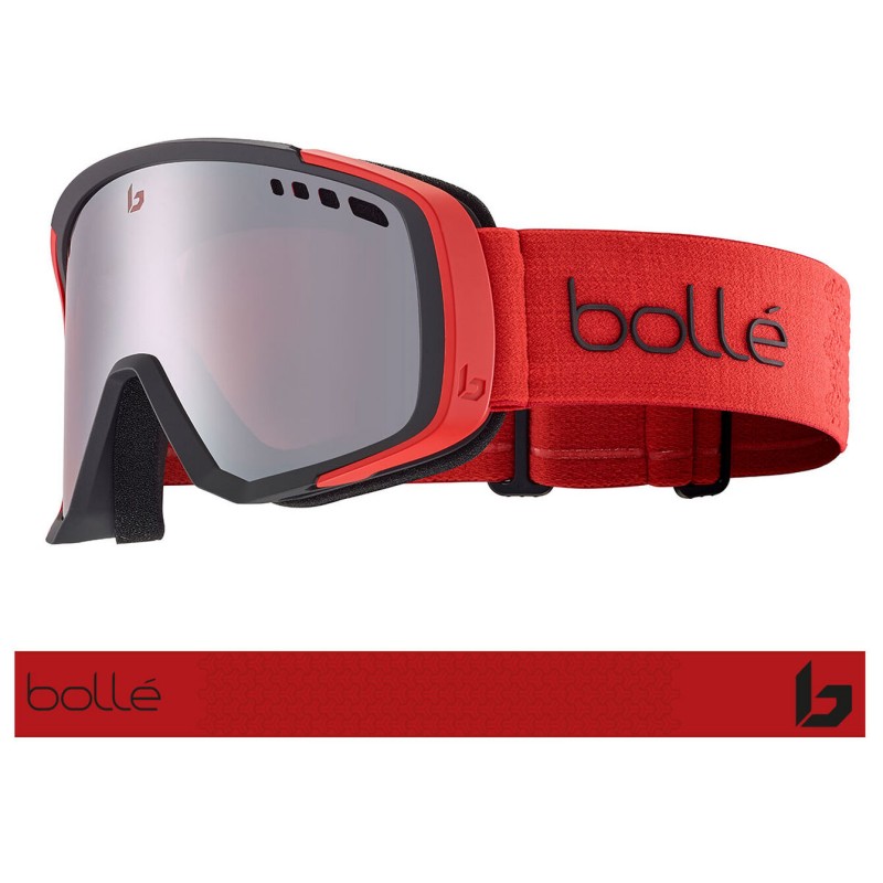 Smučarska očala BOLLE MAMMOTH BLACK RED MATTE VERMILLON