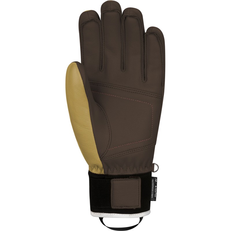 REUSCH HIGHLAND R-TEX® XT DK. BROWN moške smučarske rokavice so izdelane posebej za top smučarje. Ta stil rokavic iz polnega usnja je odobren za uporabo v neobljudenih smučarskih območjih