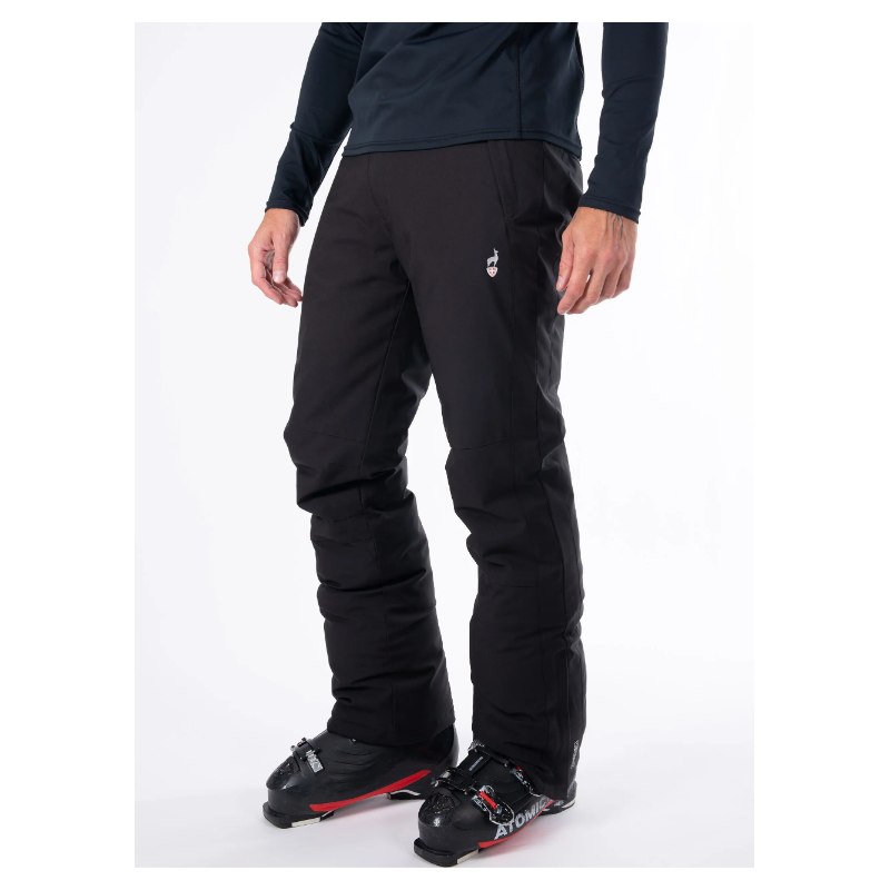 Moške smučarske hlače AULP VEPUR z vodoodporno membrano 10K/10K in odstranljivimi naramnicami nudijo toplino, udobje in popolno zaščito na snegu.
