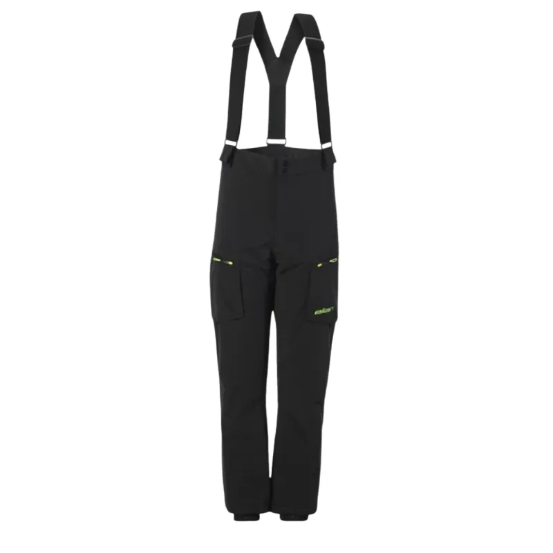 ELAN PADDED BLACK ski pants are an elegant and functional piece for all skiing enthusiasts. The black color and high-quality materials ensure both an aesthetic look and practicality on winter slopes.