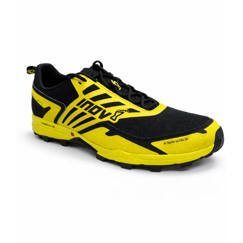 Moške trail superge INOV8 X-TALON ULTRA 260 z 8 mm čepi in POWERFLOW blaženjem. Popolna izbira za ultra trail, mehko podlago in blato. Maksimalen oprijem, udobje in stabilnost.