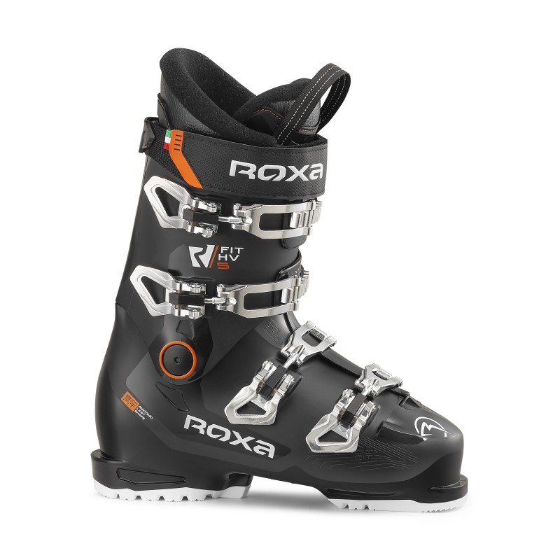 Moški smučarski čevlji ROXA R/FIT HV S – ALPINE – udobni, topli in natančni. Flex 80, širše BioFit kopito 102–104 mm in toplotno oblikovljiv notranji čevelj za popolno prileganje. Na voljo na AS Sport Outlet!