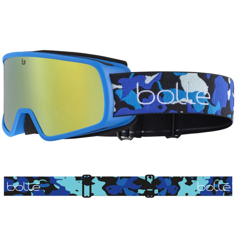 Otroška smučarska očala BOLLE NEVADA JR BLUE CAMO