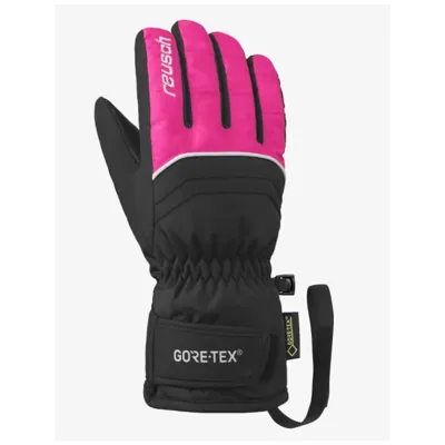 Otroške smučarske rokavice REUSCH TOMMY GTX® VELCRO BK/PINK