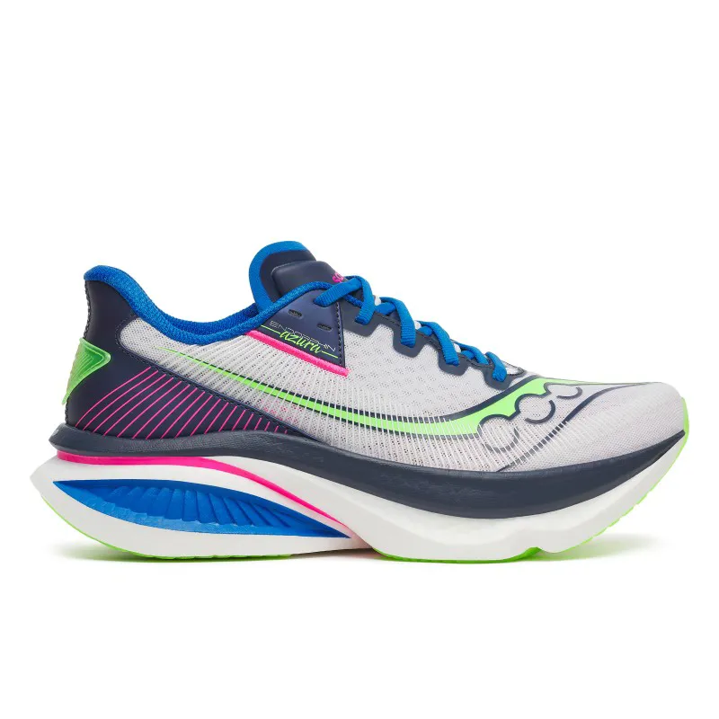 Discover men's running shoes Saucony Endorphin Azura – ultra-lightweight running shoes with PWRRUN PB cushioning, SPEEDROLL technology, and premium grip for fast training and daily runs.