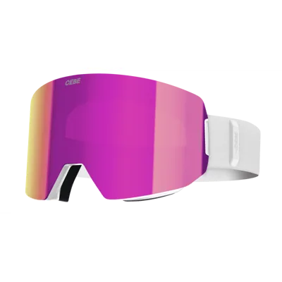 Smučarska očala CEBE VERSUS 2 WHITE I FLASH PURPLE CAT.3