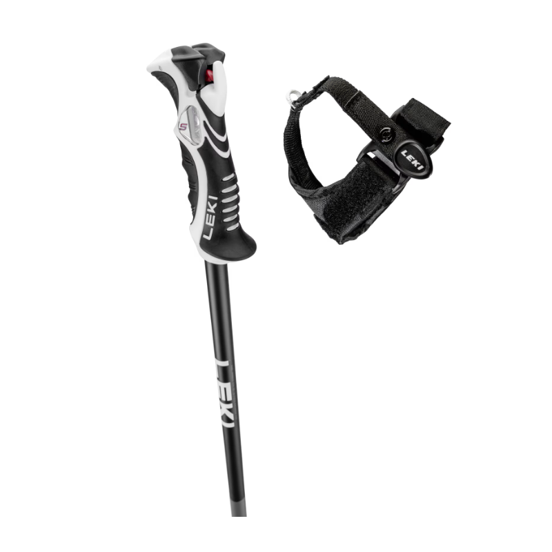 Discover the LEKI Bold Lite S ski poles – lightweight aluminum poles with the Trigger S safety system for perfect grip and wrist protection. Ideal for carving and recreational skiing. Order now at AS Sport Outlet!