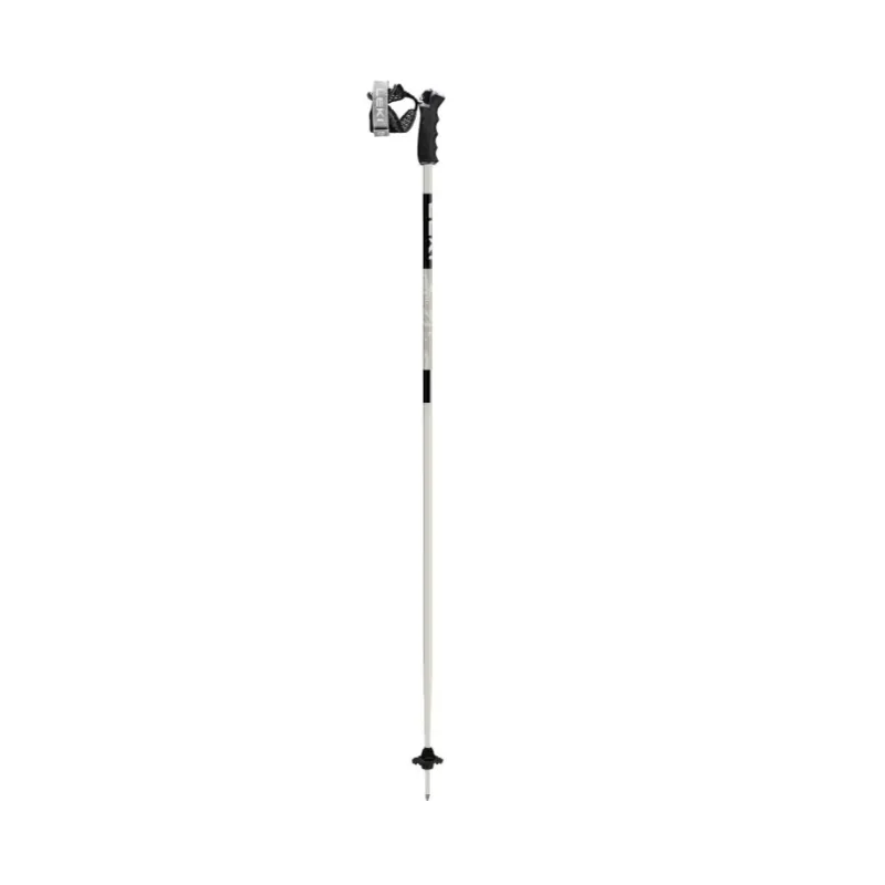 LEKI Detect S ski poles – Trigger S safety, premium grip, and strong HTS aluminum. Ideal for demanding skiers. Purchase at AS Sport Outlet!