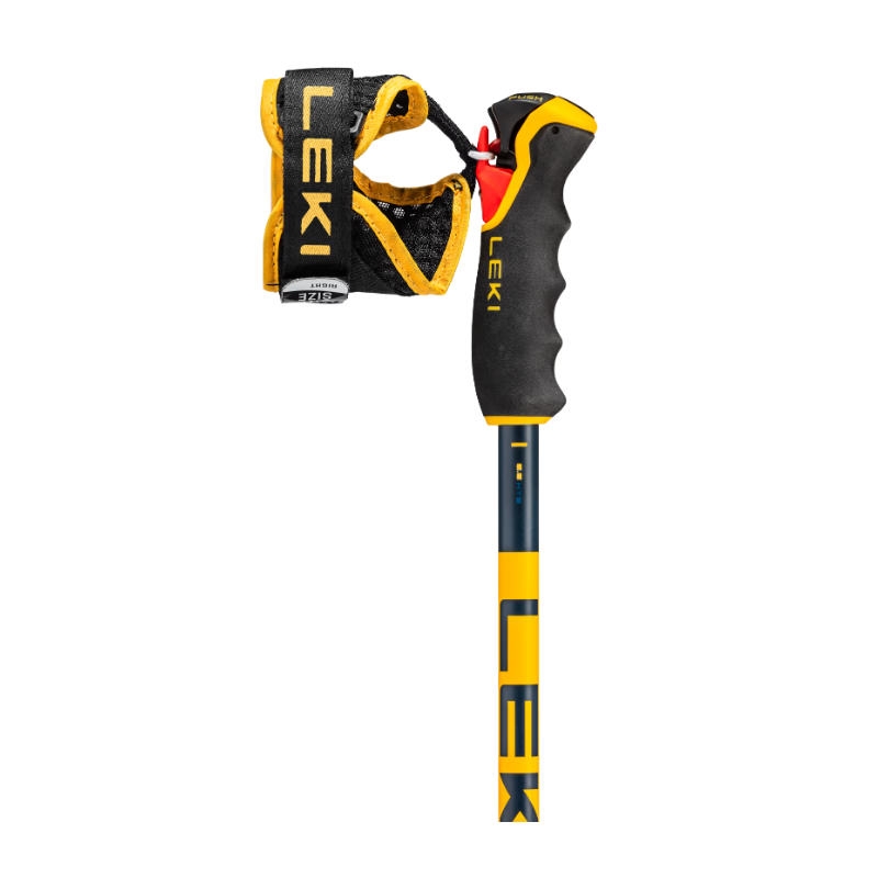 Smučarske palice LEKI Spitfire 3D s kakovostnim aluminijem HTS 6.5, ergonomskim Pro G ročajem in inovativnim Trigger 3D sistemom zagotavljajo popoln nadzor, varnost in udobje pri freeride smučanju.