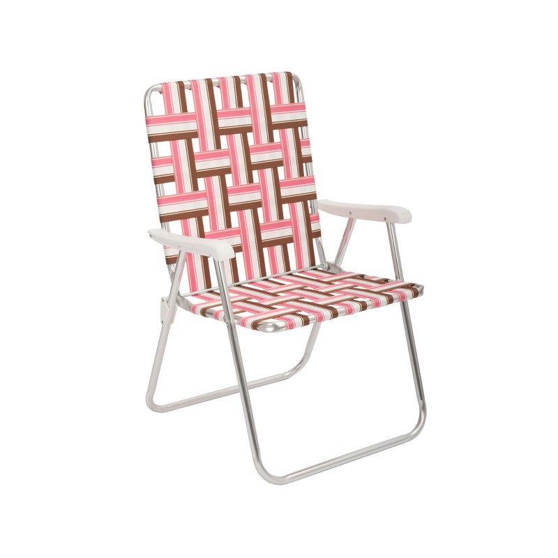 Stol KUMA Backtrack-Neopolitan prinaša retro eleganco in udobje. Izdelan iz trpežne tkanine in močnih aluminijastih cevi, je lahek ter kompaktno zložljiv, kar omogoča enostavno prenašanje. Idealno za sprostitev na prostem s nosilnostjo do 127 kg.