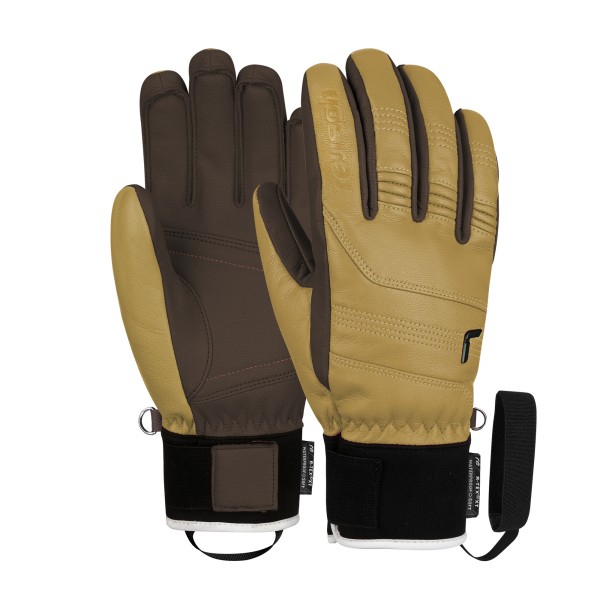 REUSCH HIGHLAND R-TEX® XT DK. BROWN moške smučarske rokavice so izdelane posebej za top smučarje. Ta stil rokavic iz polnega usnja je odobren za uporabo v neobljudenih smučarskih območjih