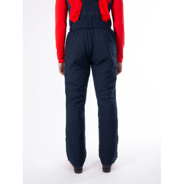 Moške smučarske hlače AULP VEPUR z vodoodporno membrano 10K/10K in odstranljivimi naramnicami nudijo toplino, udobje in popolno zaščito na snegu.
