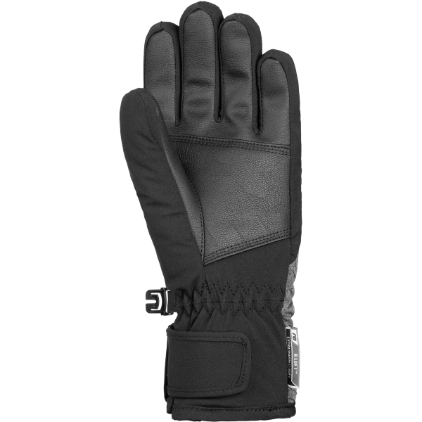Otroške smučarske rokavice REUSCH AIMÉE R-TEX® XT JR. BK/GREY MEL/SILVER združena v vodoodporne in izjemno tople smučarske rokavice za dekleta, ki imajo redno manšeto s pritrditvenim ježkom.
