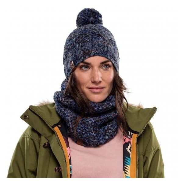 Zimska kapa BUFF KNITTED & POLAR HAT MARGO BLUE