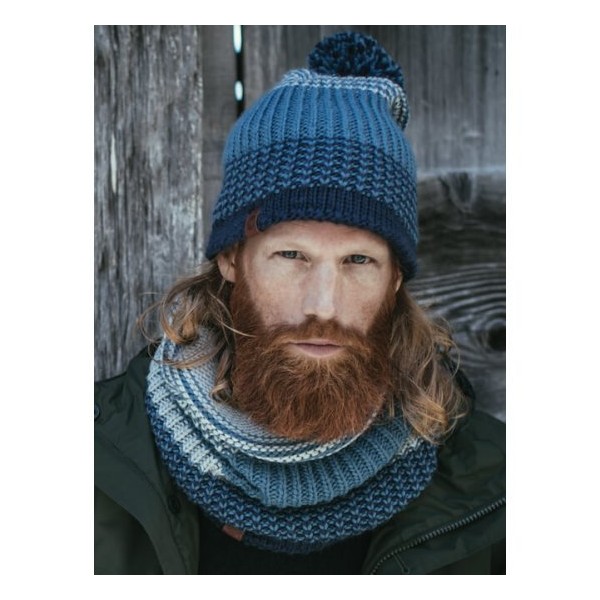 Zimska kapa BUFF KNITTED & POLAR HAT BORAE MAZARINE