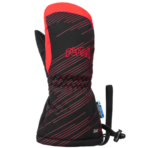 Otroške smučarske rokavice REUSCH MAXI R-TEX® XT MITTEN ČRNE/RDEČE