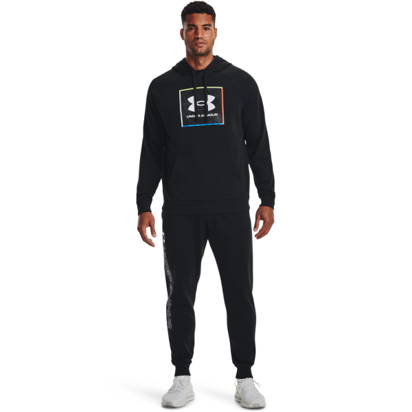 Moški pulover UA RIVAL FLC GRAPHIC HOODIE