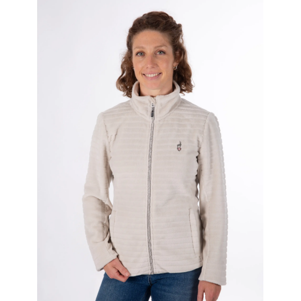 Ženska flis jopica AULP VERKO združuje toplino, mehkobo in moden videz. Idealna za šport, prosti čas ali vsakodnevno udobje v hladnih dneh.