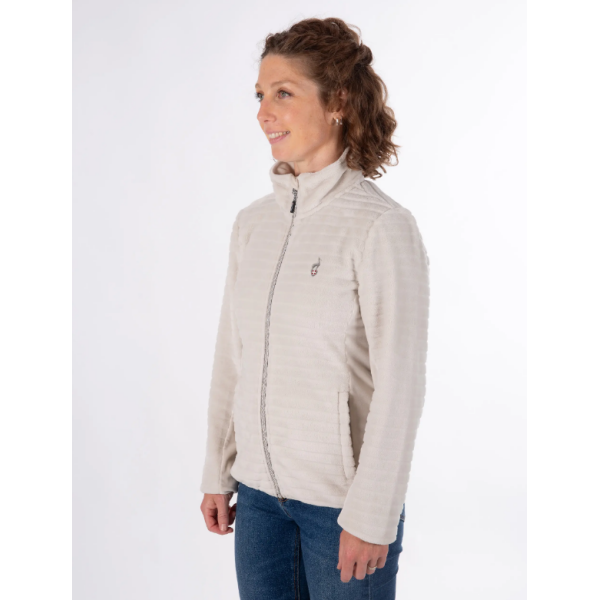Ženska flis jopica AULP VERKO združuje toplino, mehkobo in moden videz. Idealna za šport, prosti čas ali vsakodnevno udobje v hladnih dneh.
