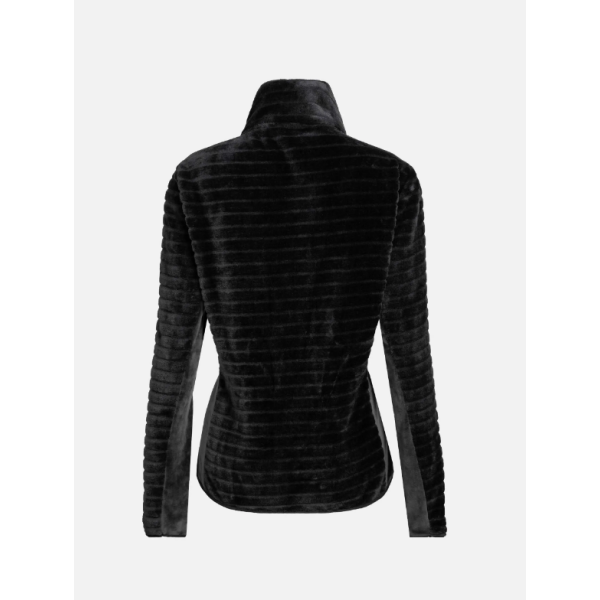 Ženska flis jopica AULP VERKO združuje toplino, mehkobo in moden videz. Idealna za šport, prosti čas ali vsakodnevno udobje v hladnih dneh.